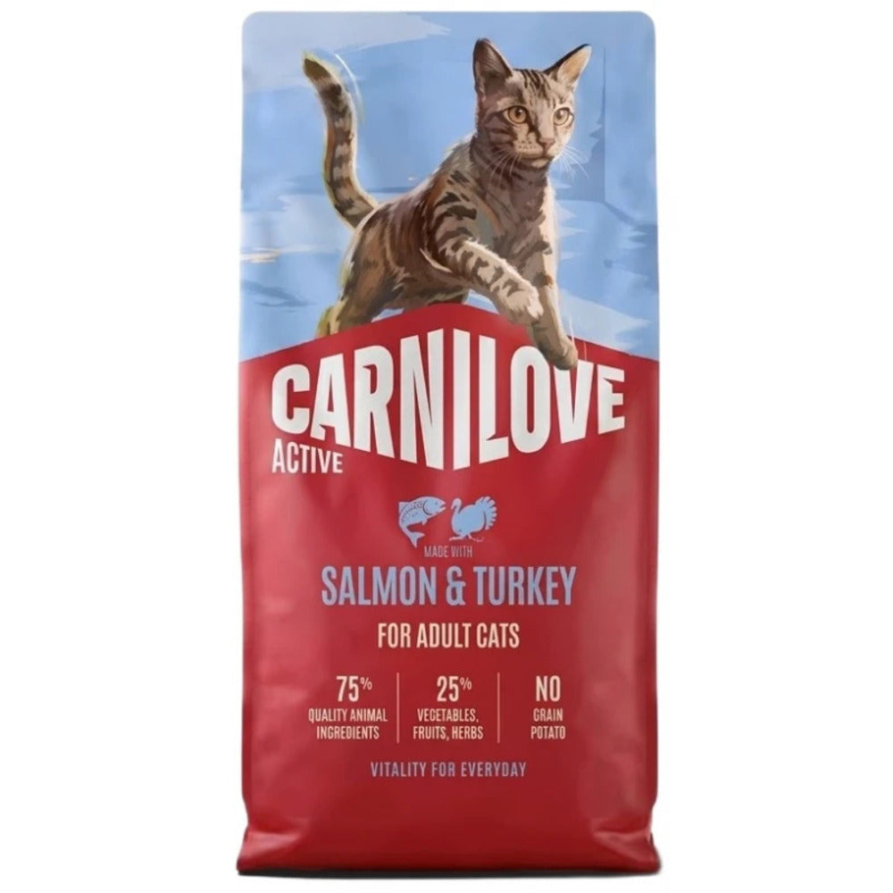 Ξηρά Τροφή Carnilove Active Cat Adult Salmon & Turkey 6kg