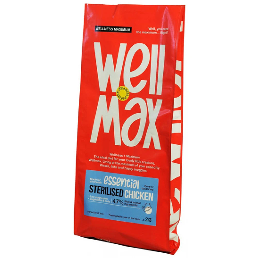 Ξηρά Τροφή Γάτας Wellmax Essential Cat Sterilized Chicken 2kg