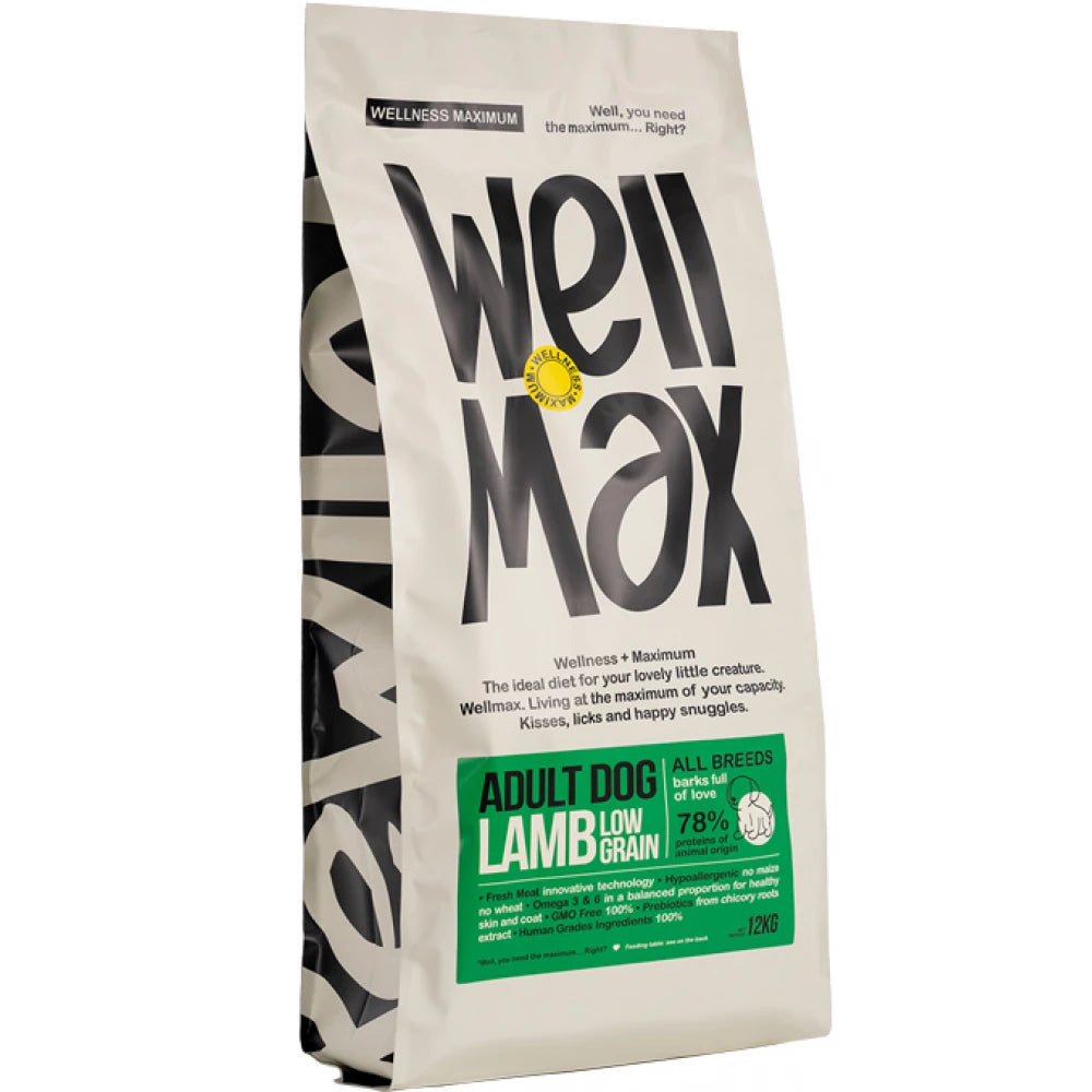 Ξηρά Τροφή Σκύλου WellMax Adult Dog Lamb Hypoallergenic 12kg