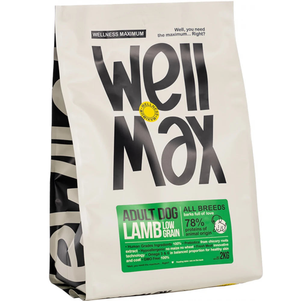 Ξηρά Τροφή Σκύλου Wellmax Adult Dog Lamb Hypoallergenic 2kg