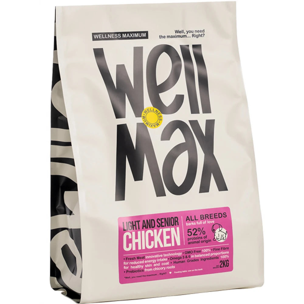 Ξηρά Τροφή Σκύλου WellMax Adult Chicken Light & Senior 2kg