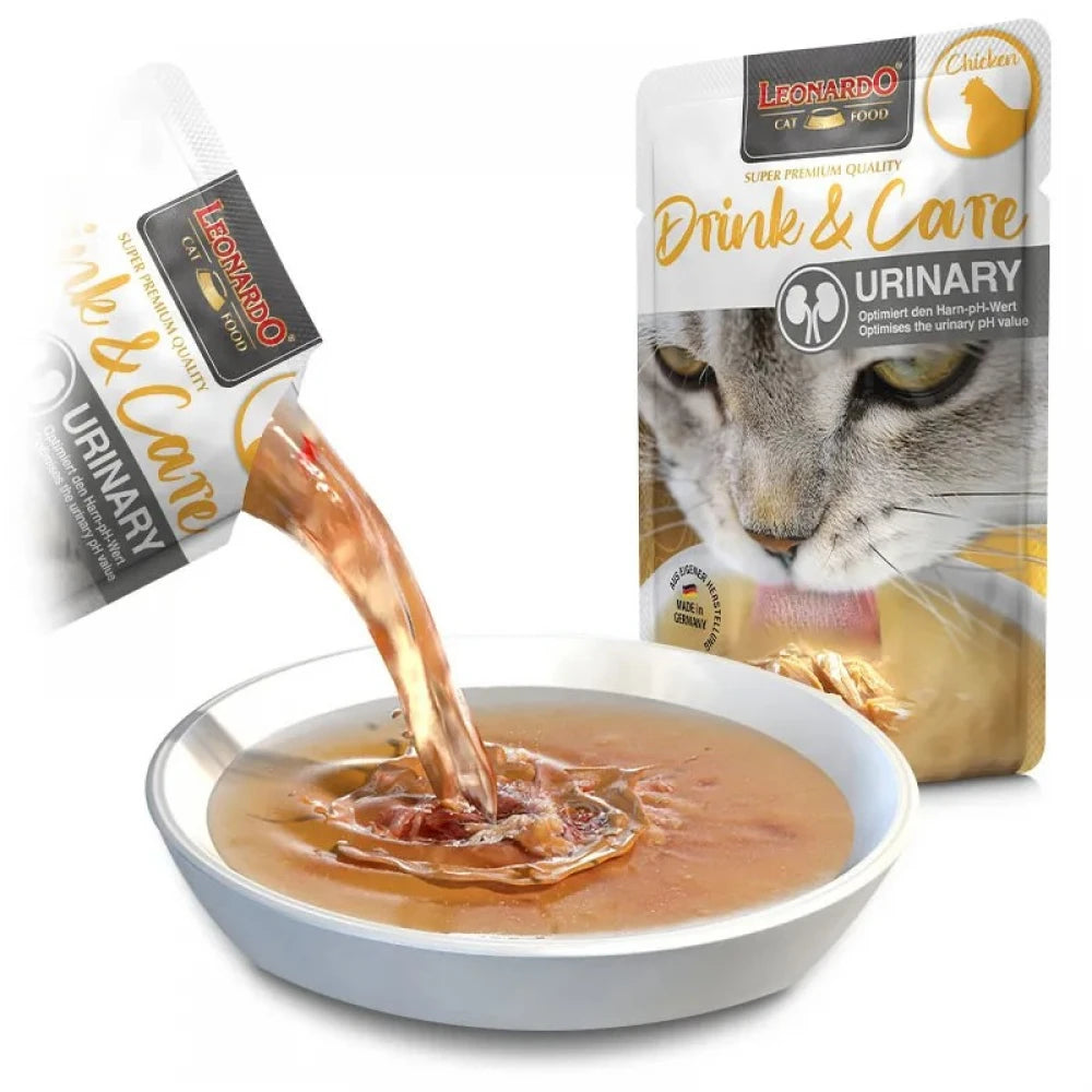 Υγρή Τροφή - Ρόφημα Γάτας Leonardo Drink Urinary Κοτόπουλο 40gr