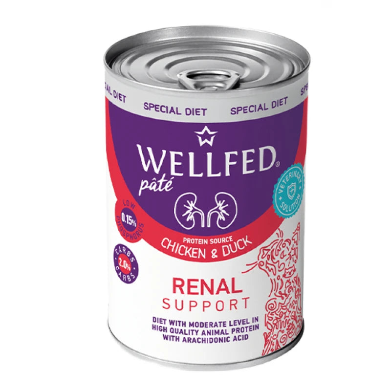 Υγρή Τροφή Γάτας Υγρή τροφή Wellfed Special Diet Renal 400gr με Κοτόπουλο και Πάπια